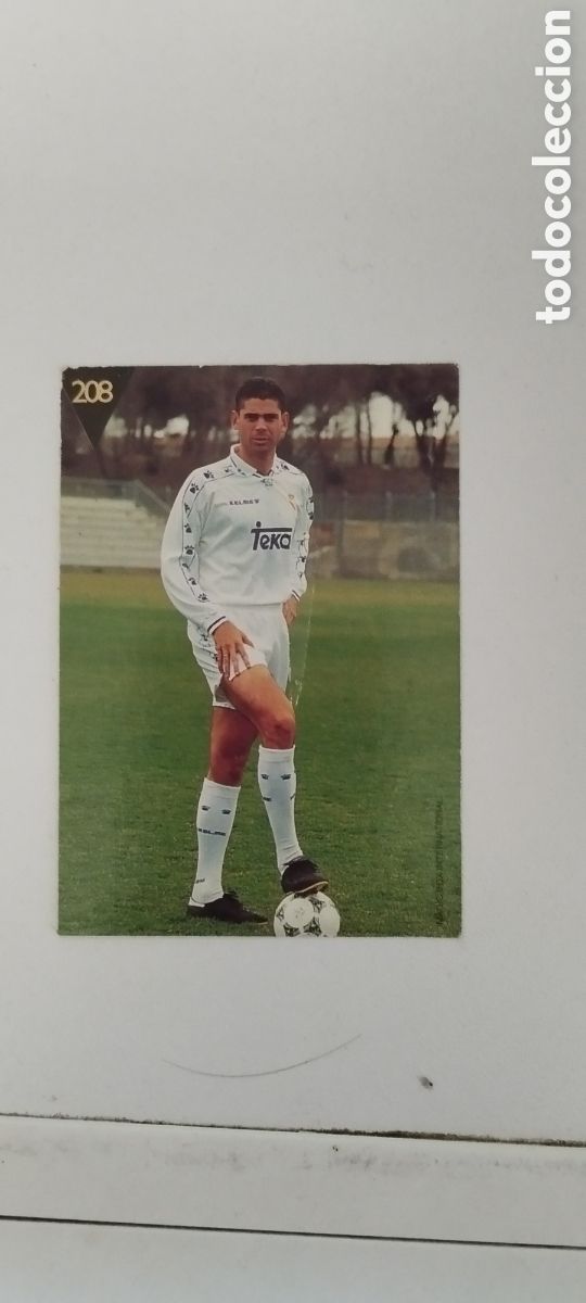 Coleccionismo cromos antiguos: Cromos Real Madrid Oro n&uacute;mero 208 - Foto 1