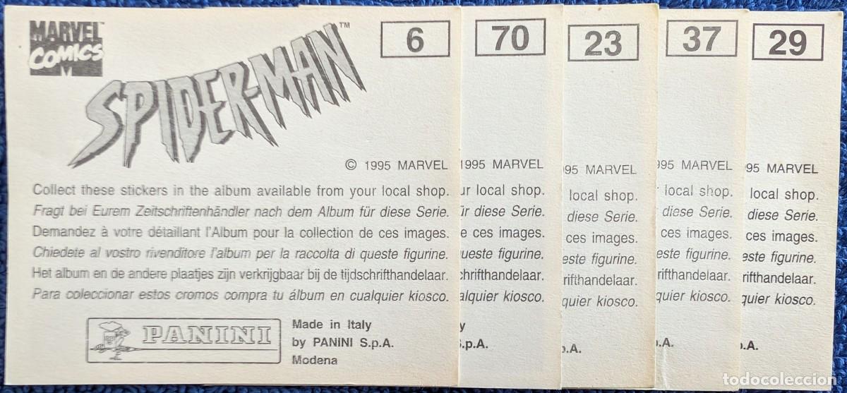 Coleccionismo cromos antiguos: Lote de cromos de Spiderman - Panini (1995) - Foto 1