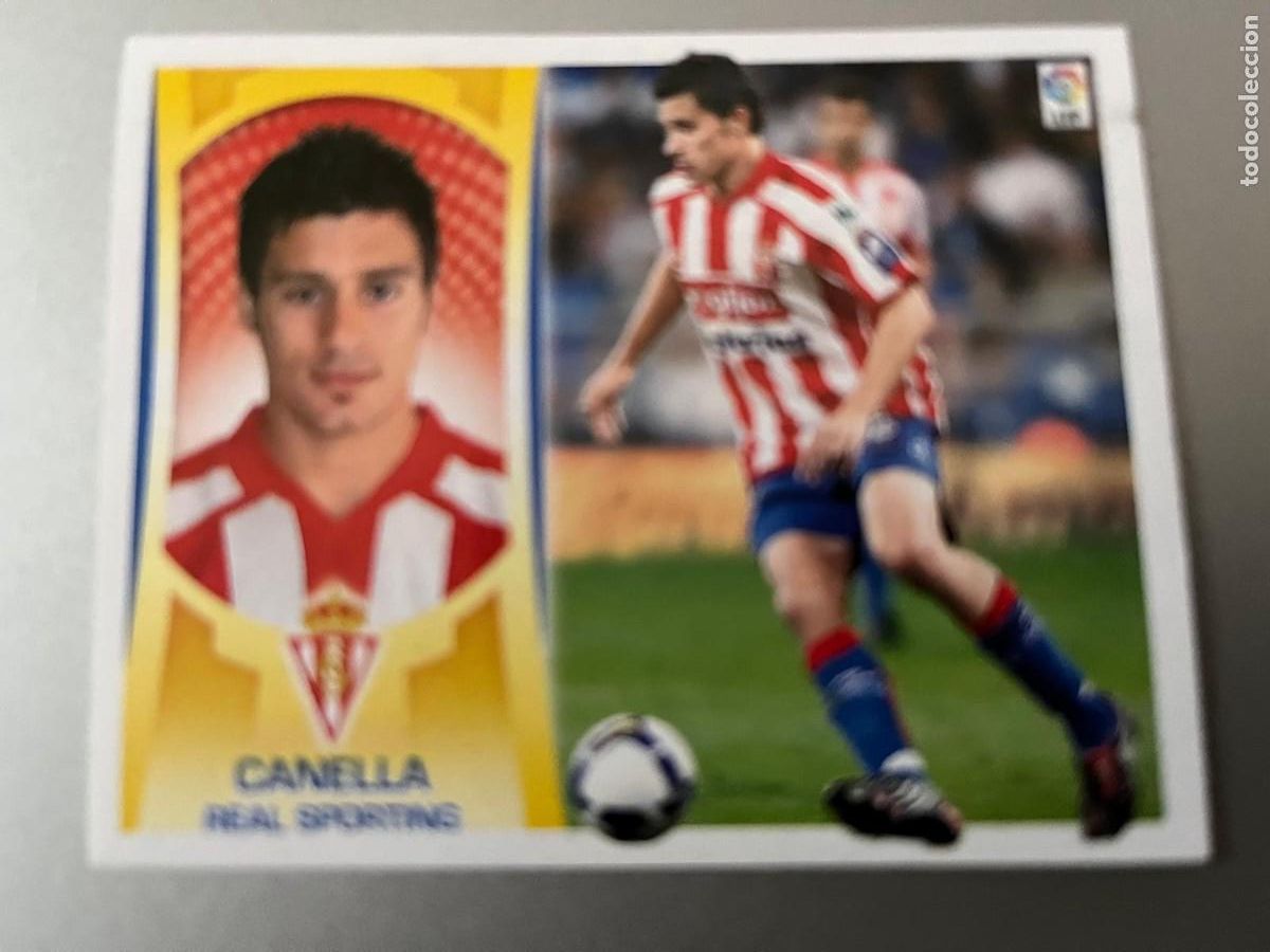 Collezionismo Figurine antiche: CANELLA REAL SPORTING LIGA 2009 2010