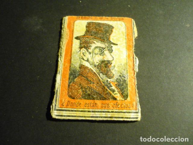 Collectable Antique Stickers: CROMO ENVUELTA CAJA DE CERILLAS SIGLO XIX ROMPECABEZAS FILUMENIA