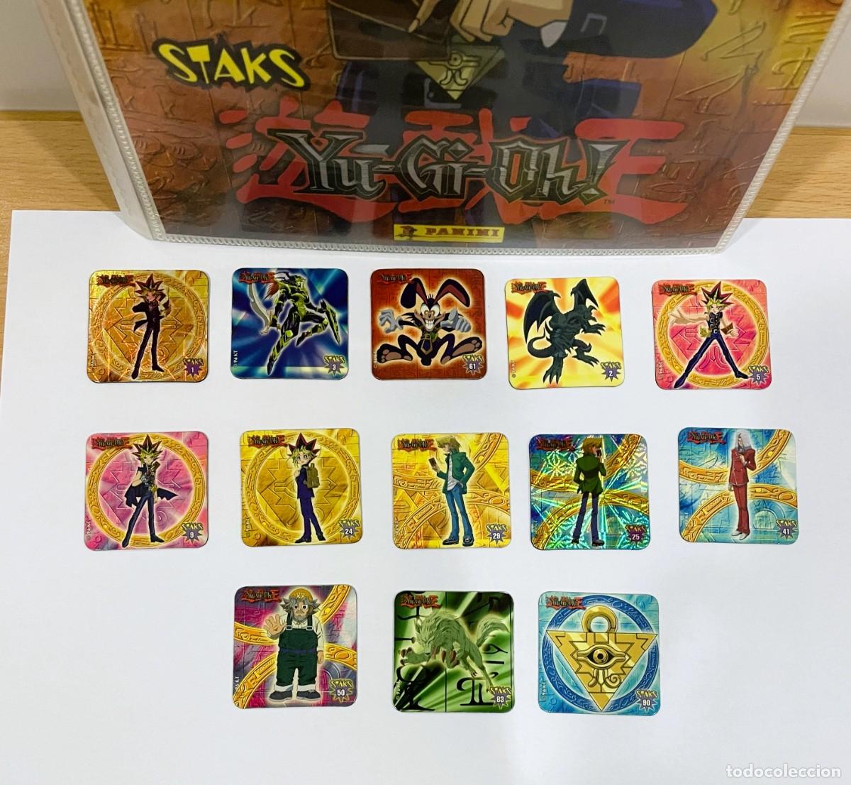 Coleccionismo Cromos antiguos: LOTE DE 13 STAKS DE PANINI - YUGIOH / YU-GI-OH! / REY DEL JUEGO (2002). 11 + 2 BRILLANTES
