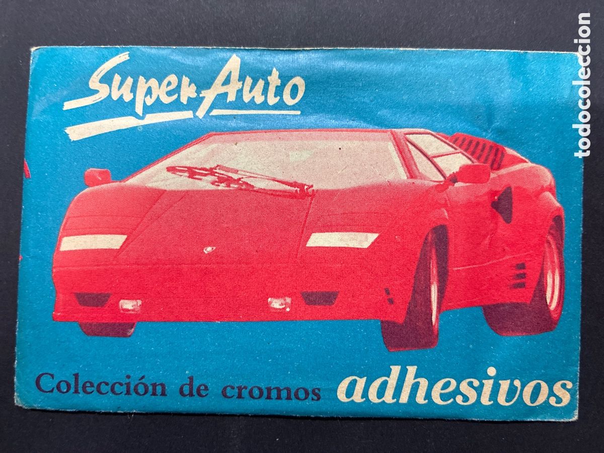 Colecionismo Cromos antigos: SOBRE CON CROMOS ALBUM SUPER AUTO