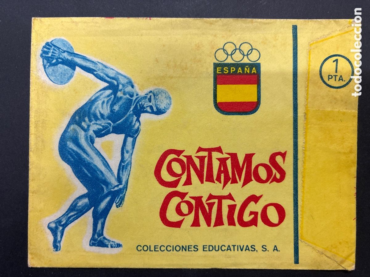 Colecionismo Cromos antigos: SOBRE CON CROMOS ALBUM CONTAMOS CONTIGO COLECCIONES RECREATIVAS