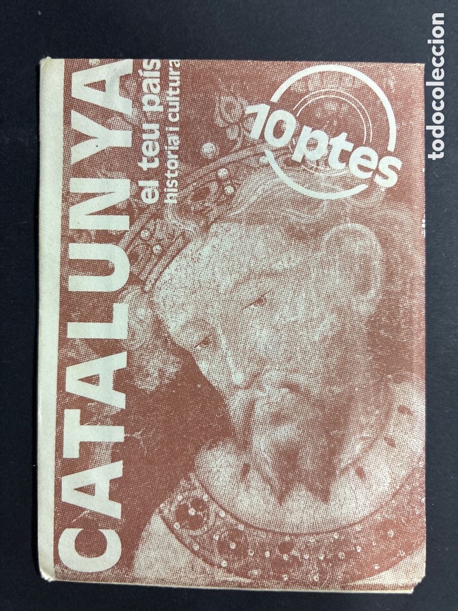 Colecionismo Cromos antigos: SOBRE CON CROMOS ALBUM CATALUNYA EL TEU PAIS HISTORIA I CULTURA