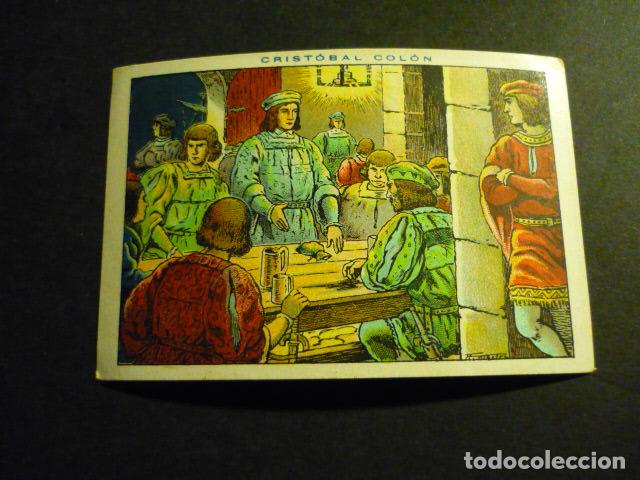 Coleccionismo cromos antiguos: CRISTOBAL COLON CROMO PUBLICIDAD CHOCOLATES JUNCOSA - Foto 1