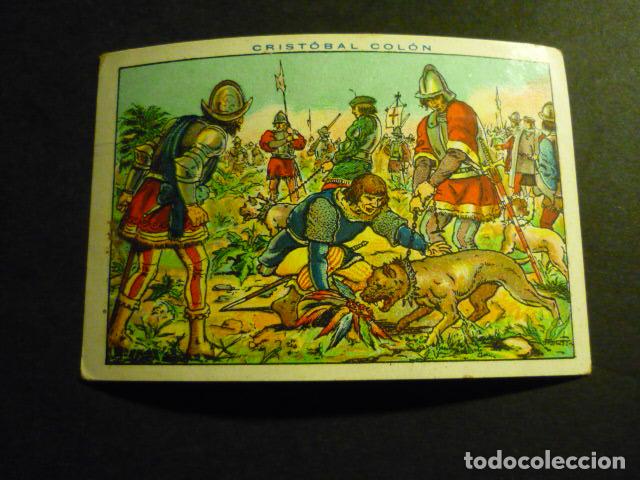 Coleccionismo cromos antiguos: CRISTOBAL COLON CROMO PUBLICIDAD CHOCOLATES JUNCOSA - Foto 1