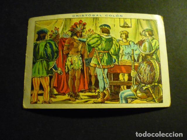Coleccionismo cromos antiguos: CRISTOBAL COLON CROMO PUBLICIDAD CHOCOLATES JUNCOSA - Foto 1
