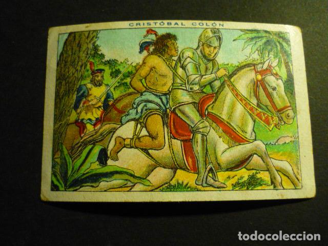 Coleccionismo cromos antiguos: CRISTOBAL COLON CROMO PUBLICIDAD CHOCOLATES JUNCOSA - Foto 1
