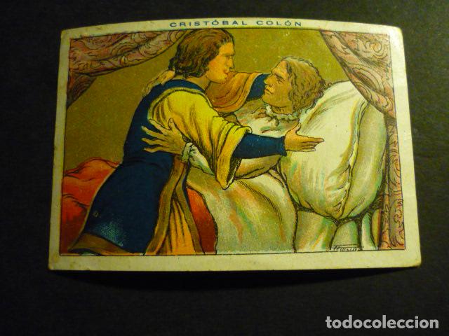 Coleccionismo cromos antiguos: CRISTOBAL COLON CROMO PUBLICIDAD CHOCOLATES JUNCOSA - Foto 1