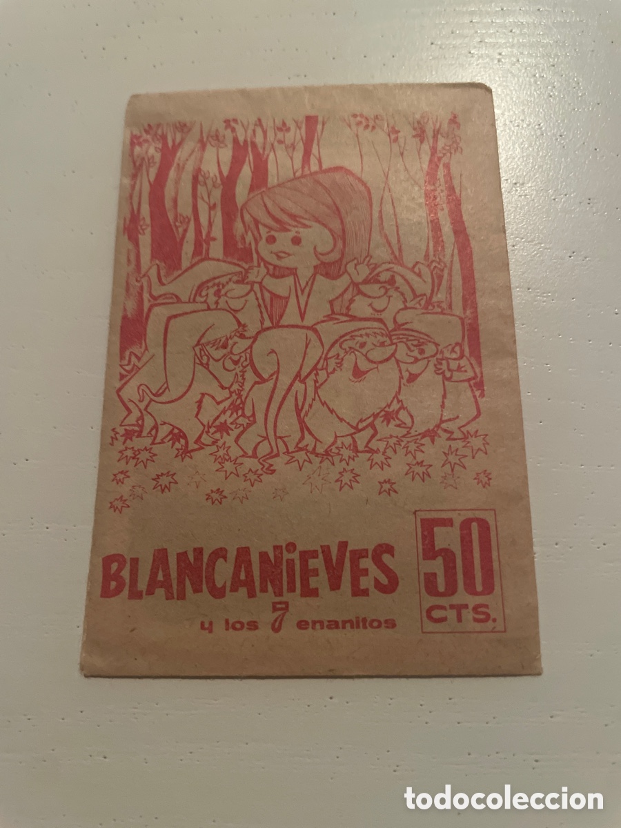 Coleccionismo cromos antiguos: BLANCANIEVES Sobre de cromos sin abrir - Foto 1