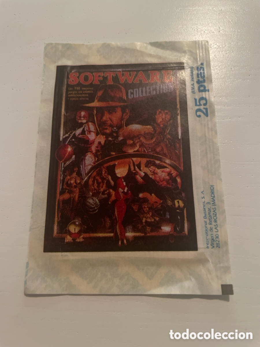 Coleccionismo cromos antiguos: SOFTWARE COLLECTION Sobre de cromos sin abrir - Foto 1