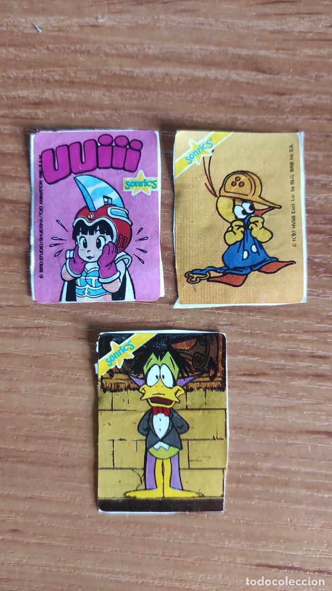 Coleccionismo cromos antiguos: lote 3 cromos Sonrics. Despegado - Foto 1