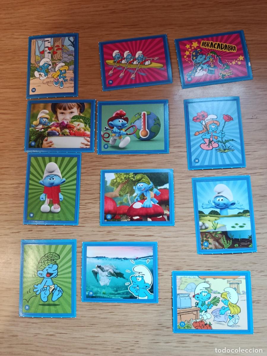 Coleccionismo cromos antiguos: PITUFOS LOTE 40 CROMOS DIFERENTES - Foto 1