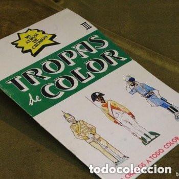 Coleccionismo cromos antiguos: Tropas de color. Mi alb&uacute;m de cromos. Edita Caja de Burgos/Diario de Burgos. 2002.