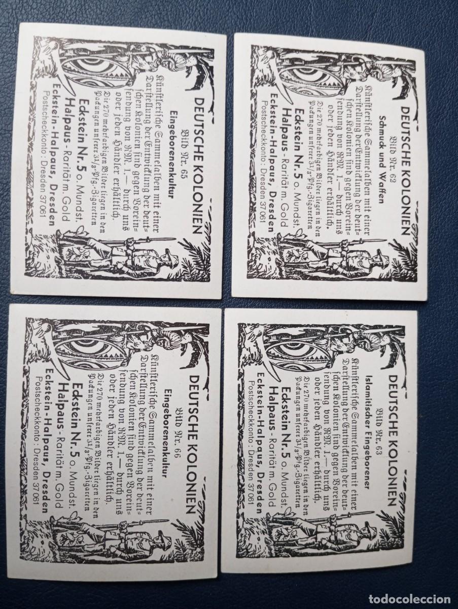 Coleccionismo cromos antiguos: DEUTSCHE KOLONIEN, ANTIGUOS CROMOS DE ECKSTEIN - Foto 2