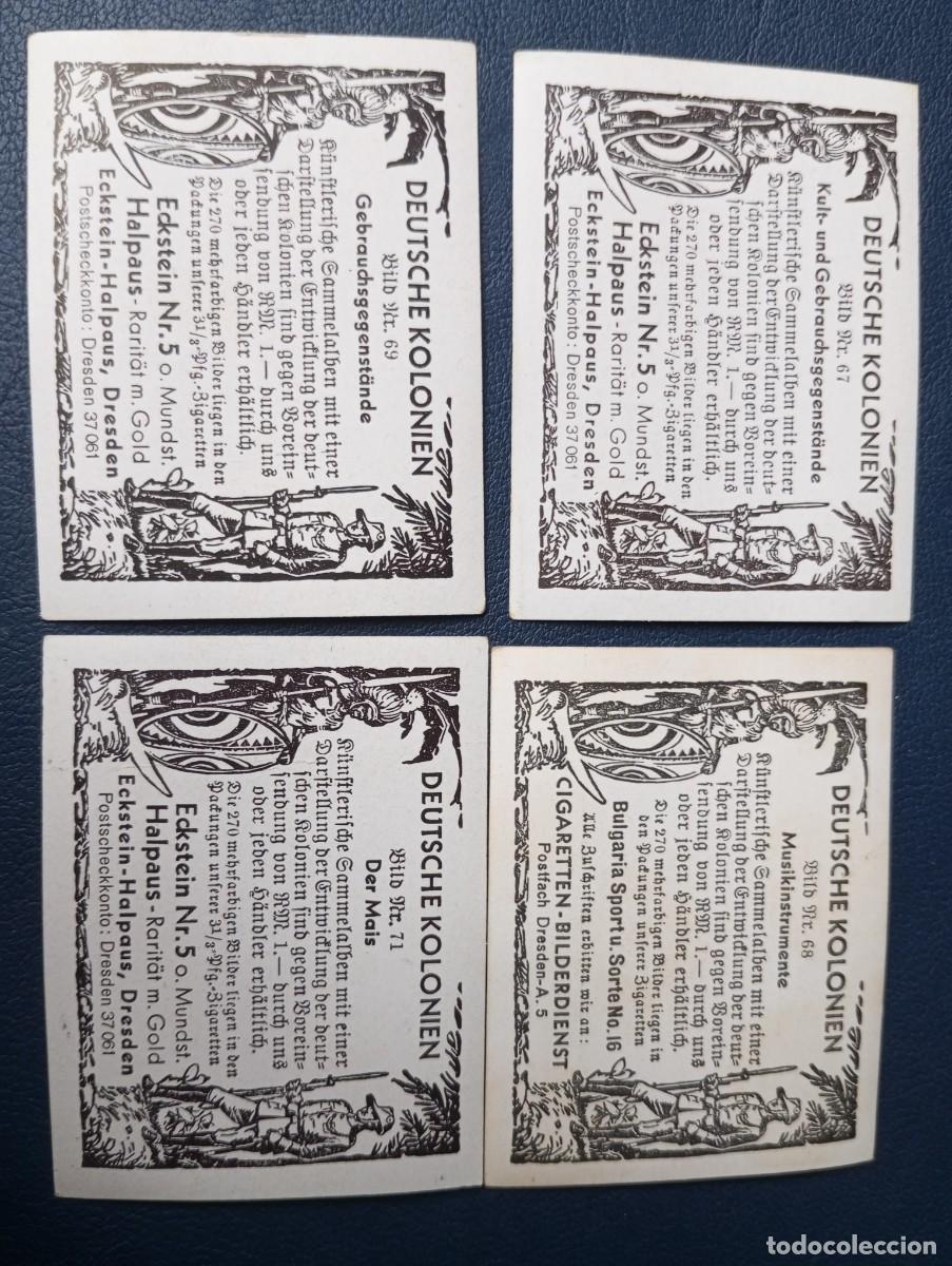 Coleccionismo cromos antiguos: DEUTSCHE KOLONIEN, ANTIGUOS CROMOS DE ECKSTEIN - Foto 2