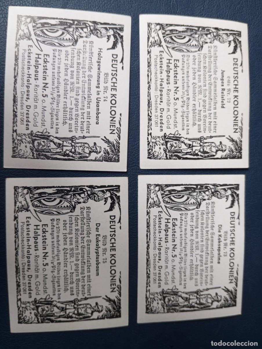 Coleccionismo cromos antiguos: DEUTSCHE KOLONIEN, ANTIGUOS CROMOS DE ECKSTEIN - Foto 2