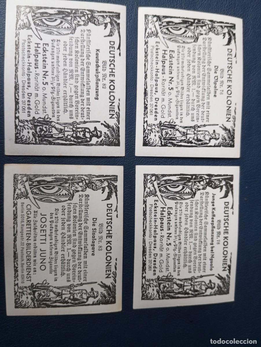 Coleccionismo cromos antiguos: DEUTSCHE KOLONIEN, ANTIGUOS CROMOS DE ECKSTEIN - Foto 2