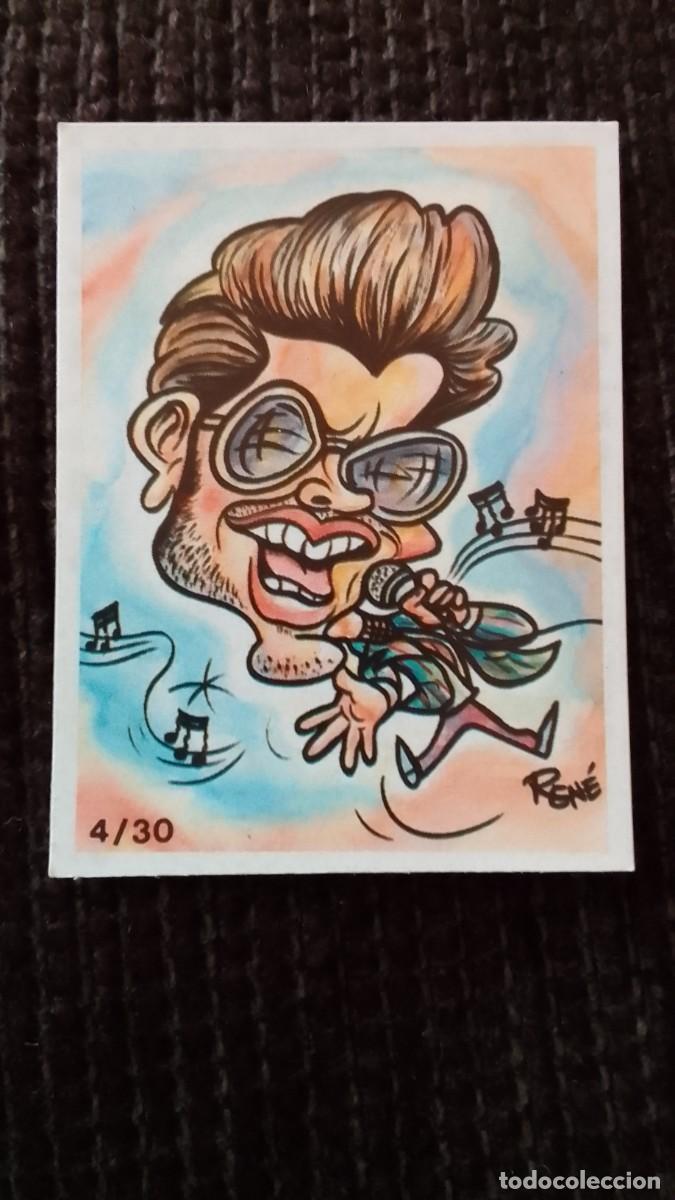 Coleccionismo cromos antiguos: CROMO GEORGE MICHAEL. CARICATURA. - Foto 1