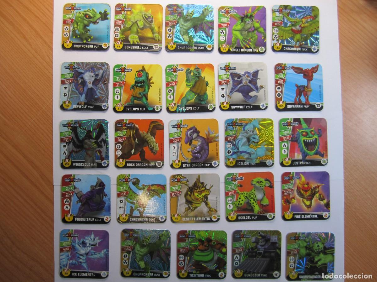 Coleccionismo cromos antiguos: lote 25 staks invizimals - Foto 1
