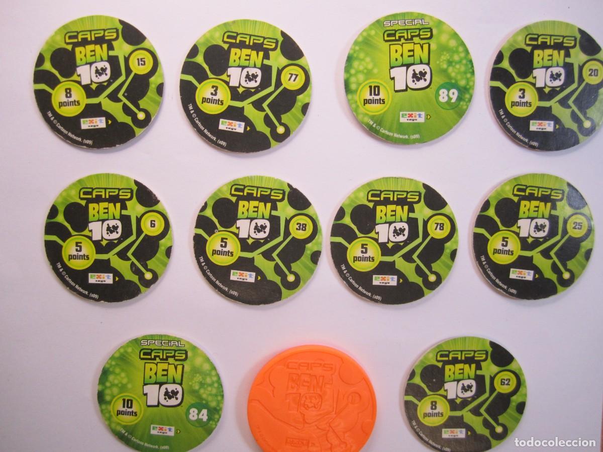 Coleccionismo cromos antiguos: lote 10 tazos ben 10 - Foto 2