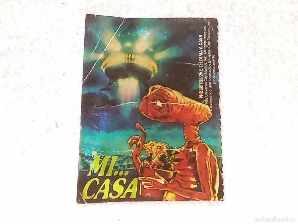 Coleccionismo Cromos antiguos: PHOSKITOS : ANTIGUO CROMO N&ordm; 25 ET E.T EL EXTRATERRESTRE - ET LLAMA A CASA - A&Ntilde;OS 80