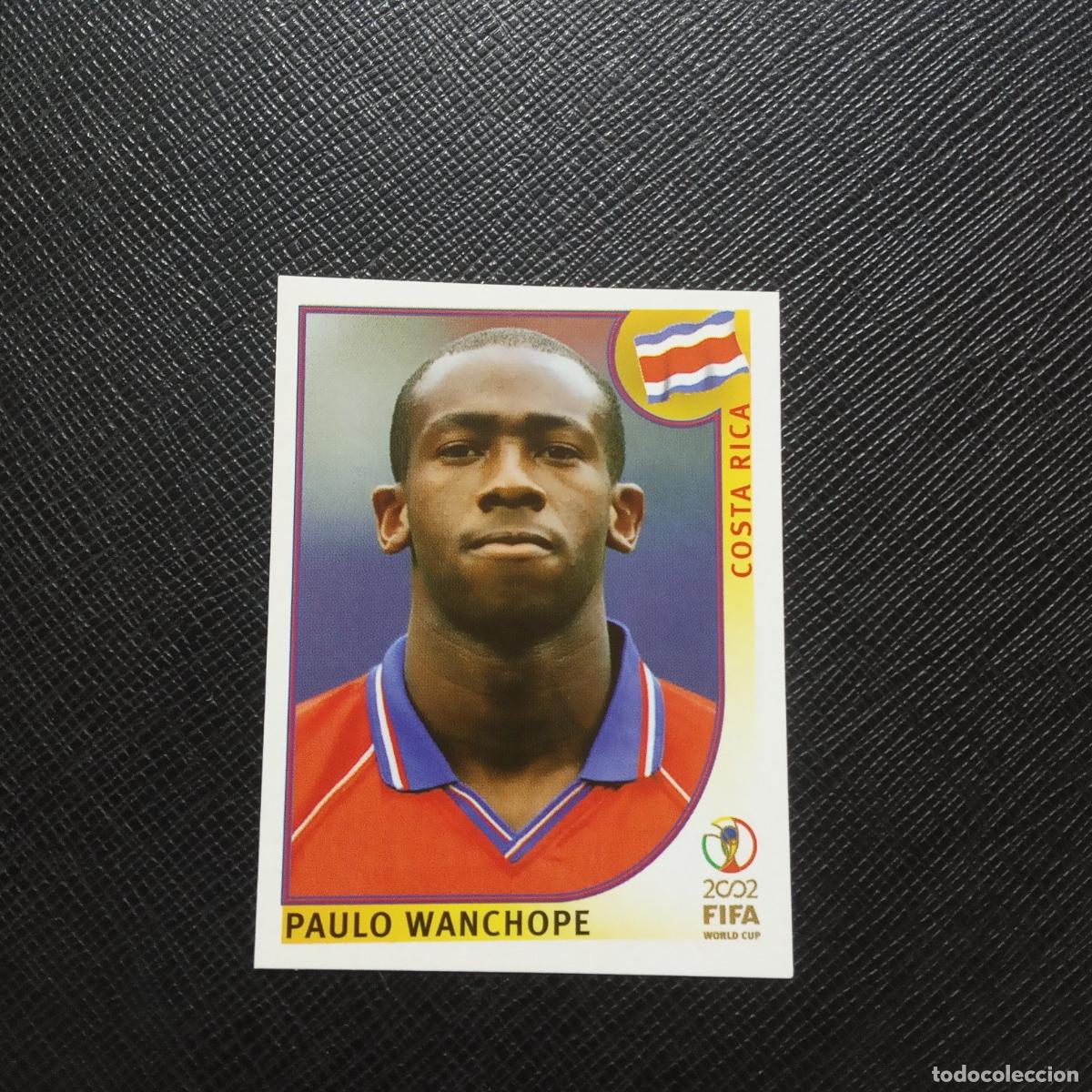 Coleccionismo Cromos antiguos: 238 PAULO WANCHOPE COSTA RICA PANINI 2002 MUNDIAL KOREA FUTBOL 02 CROMO - SIN PEGAR - A201 PG44