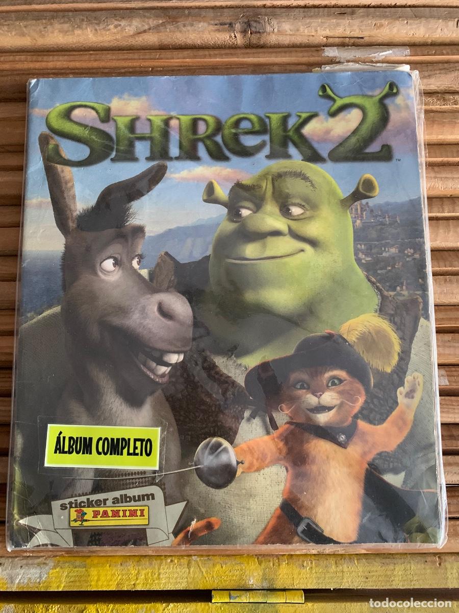 Coleccionismo cromos antiguos: &Agrave;lbum de cronos Sherek 2 completo - Foto 1