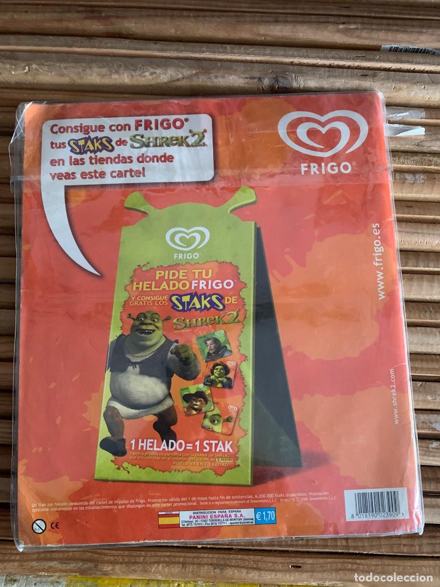 Coleccionismo cromos antiguos: &Agrave;lbum de cronos Sherek 2 completo - Foto 2