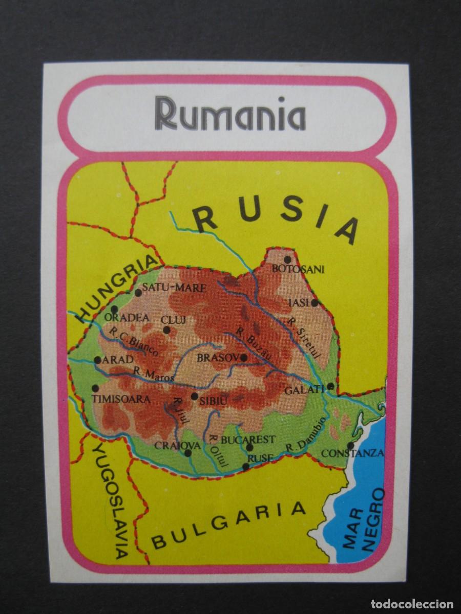 Collezionismo Figurine antiche: EUROPA - CROMO N&ordm; 84 - RUMANIA - RUIRROMER - CHOCOLATES LAS COMAS - NUNCA PEGADO.