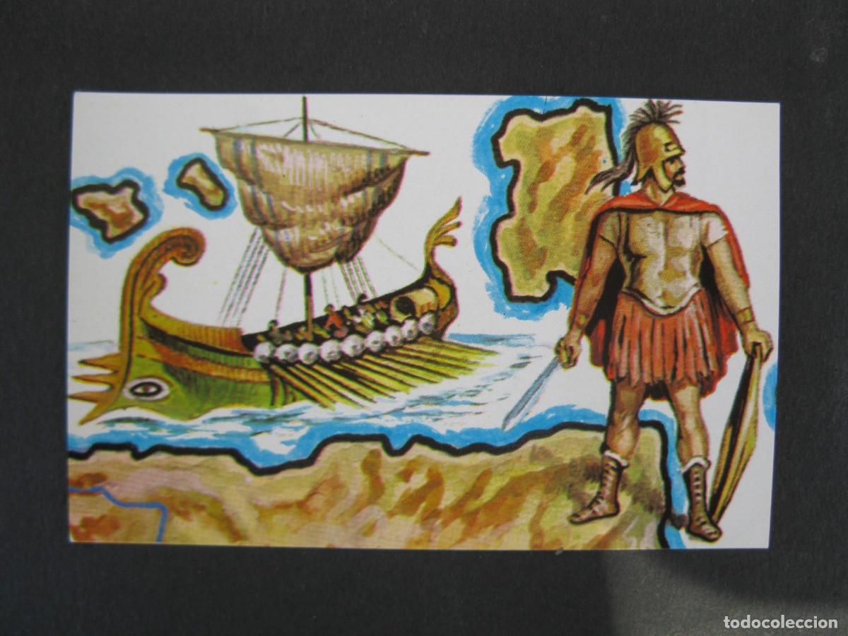 Coleccionismo Cromos antiguos: NUESTRO MUNDO - CROMO N&ordm; 71 - GALERA CARTAGINESA Y CARTAGIN&Eacute;S - BIMBO - NUNCA PEGADO.