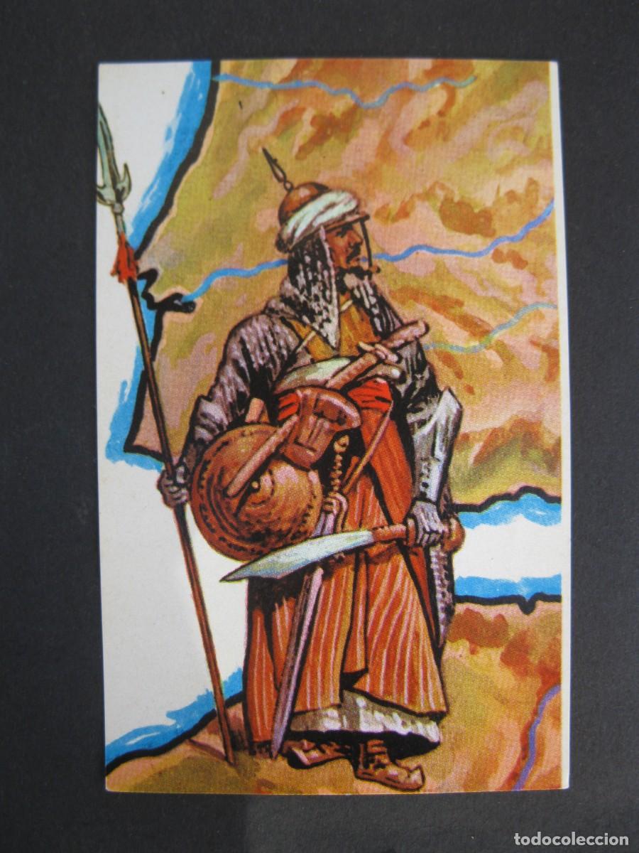 Coleccionismo Cromos antiguos: NUESTRO MUNDO - CROMO N&ordm; 68 - GUERRERO &Aacute;RABE (NORTE DE &Aacute;FRICA) - BIMBO - NUNCA PEGADO.
