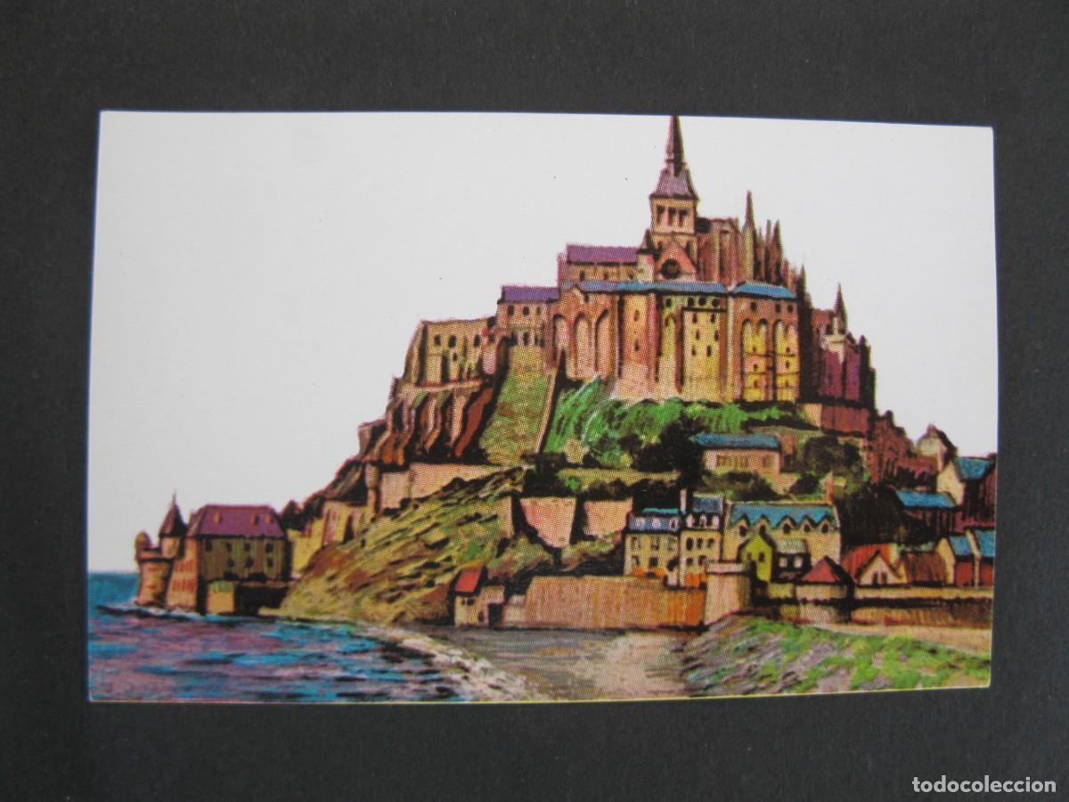 Coleccionismo Cromos antiguos: NUESTRO MUNDO - CROMO N&ordm; 50 - MONT SAINT-MICHEL - BIMBO - NUNCA PEGADO.