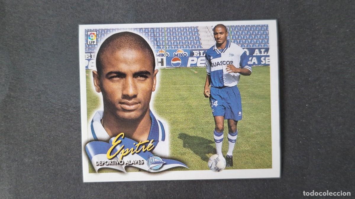 Coleccionismo cromos antiguos: L4 EPITIE DEPORTIVO ALAVES FICHAJE 18 LIGA ESTE 2000 2001 00 01 NUNCA PEGADO SIN PEGAR