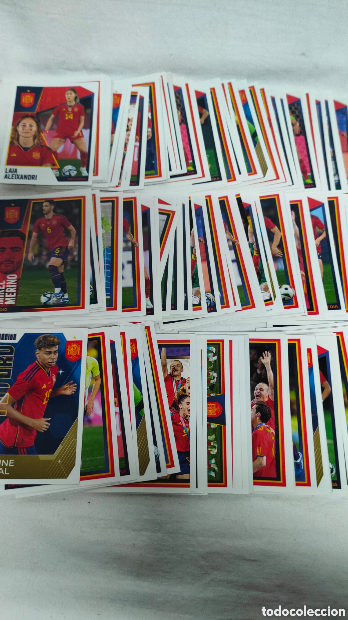 Coleccionismo cromos antiguos: LOTE 126 CARTAS.VAMOS SELECCION.PANINI