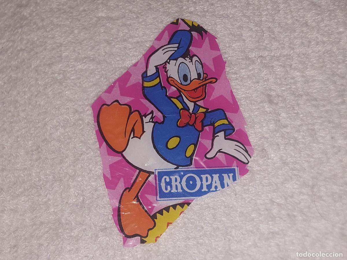 Coleccionismo Cromos antiguos: CROPAN : ANTIGUO ENVOLTORIO PASTELITO LAS AVENTURAS DEL PATO DONALD A&Ntilde;OS 80