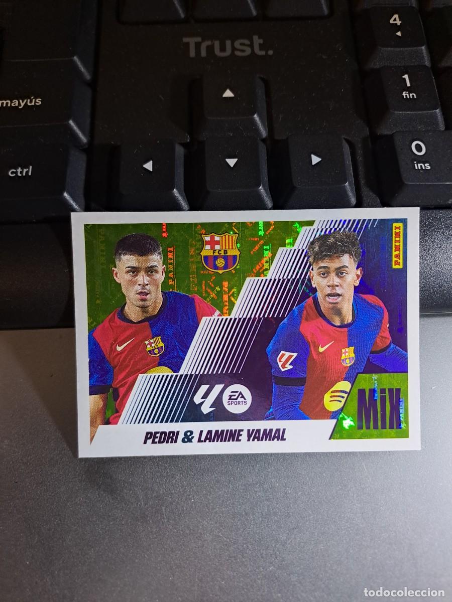 Coleccionismo Cromos antiguos: CROMO PEDRI LAMINE YAMAL 20 MIX 20 BARCRLONA LIGA 2025 2026 25 26 ESTE PANINI NUNCA PEGADO