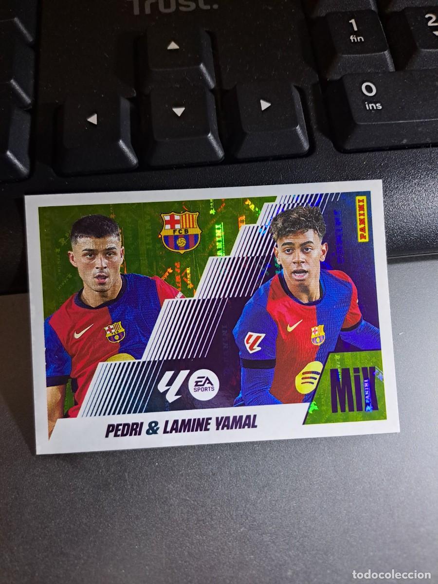 Coleccionismo Cromos antiguos: CROMO PEDRI LAMINE YAMAL 20 MIX 20 BARCRLONA LIGA 2025 2026 25 26 ESTE PANINI NUNCA PEGADO