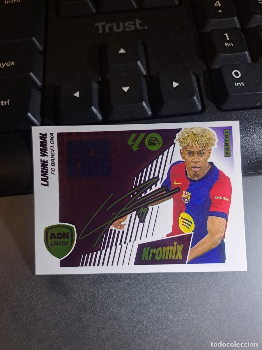 Coleccionismo Cromos antiguos: CROMO LAMINE YAMAL 14 SUPER KIDS KROMIX 14 K14 BARCELONA ADN LIGA 2025 2026 25 26 ESTE PANINI NUNCA