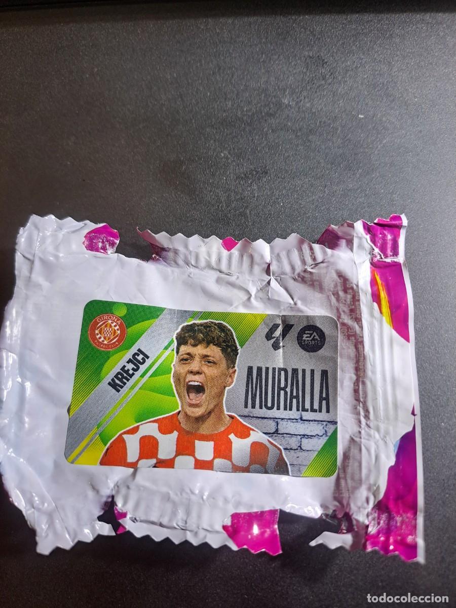 Coleccionismo Cromos antiguos: CROMO KREJCI MURALLA GIRONA CHICLE LIGA 2025 2026 25 26 ESTE PANINI NUNCA PEGADO