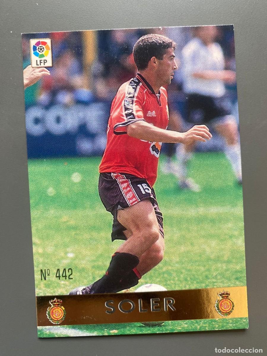 Coleccionismo cromos antiguos: CROMO 442 SOLER EL MEJOR MALLORCA LAS FICHAS DE LA LIGA 1997 1998 97 98 MUNDICROMO