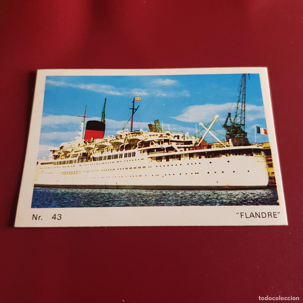 Coleccionismo cromos antiguos: BRUGUERA - BARCOS Y TRENES - AMERICANA MUNCHEN - SCHIFF UND EISENBAHN - 1973 - 43 - NUNCA PEGADO