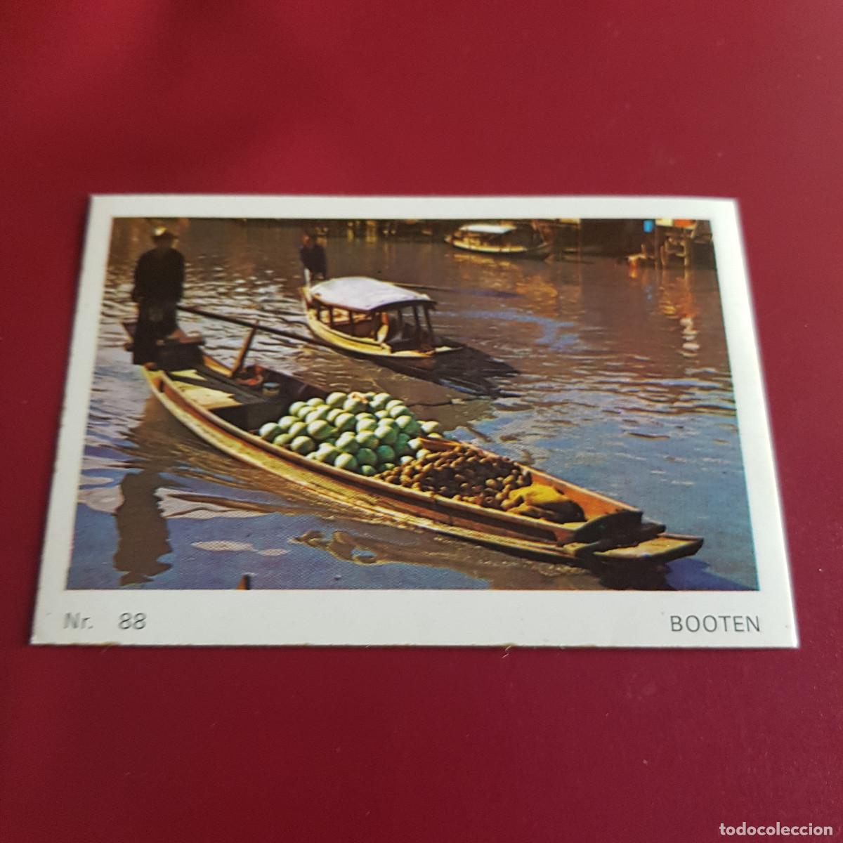 Collezionismo Figurine antiche: BRUGUERA - BARCOS Y TRENES - AMERICANA MUNCHEN - SCHIFF UND EISENBAHN - 1973 - 88 - NUNCA PEGADO