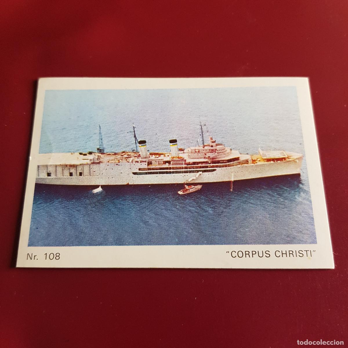 Collezionismo Figurine antiche: BRUGUERA - BARCOS Y TRENES - AMERICANA MUNCHEN - SCHIFF UND EISENBAHN - 1973 - 108 - NUNCA PEGADO