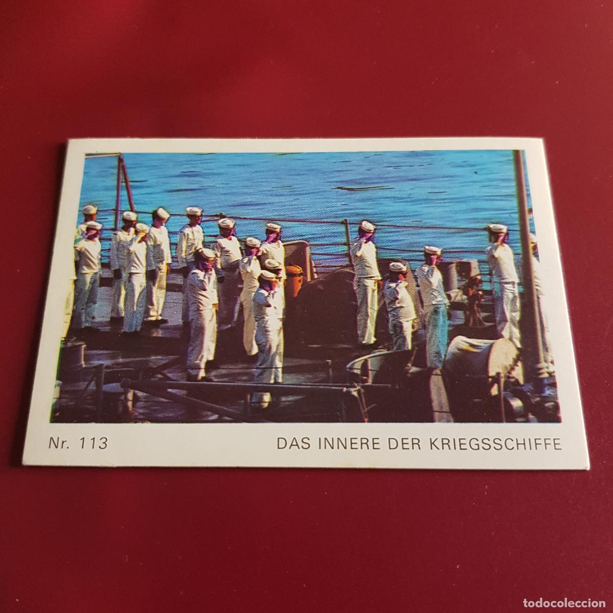 Collezionismo Figurine antiche: BRUGUERA - BARCOS Y TRENES - AMERICANA MUNCHEN - SCHIFF UND EISENBAHN - 1973 - 113 - NUNCA PEGADO