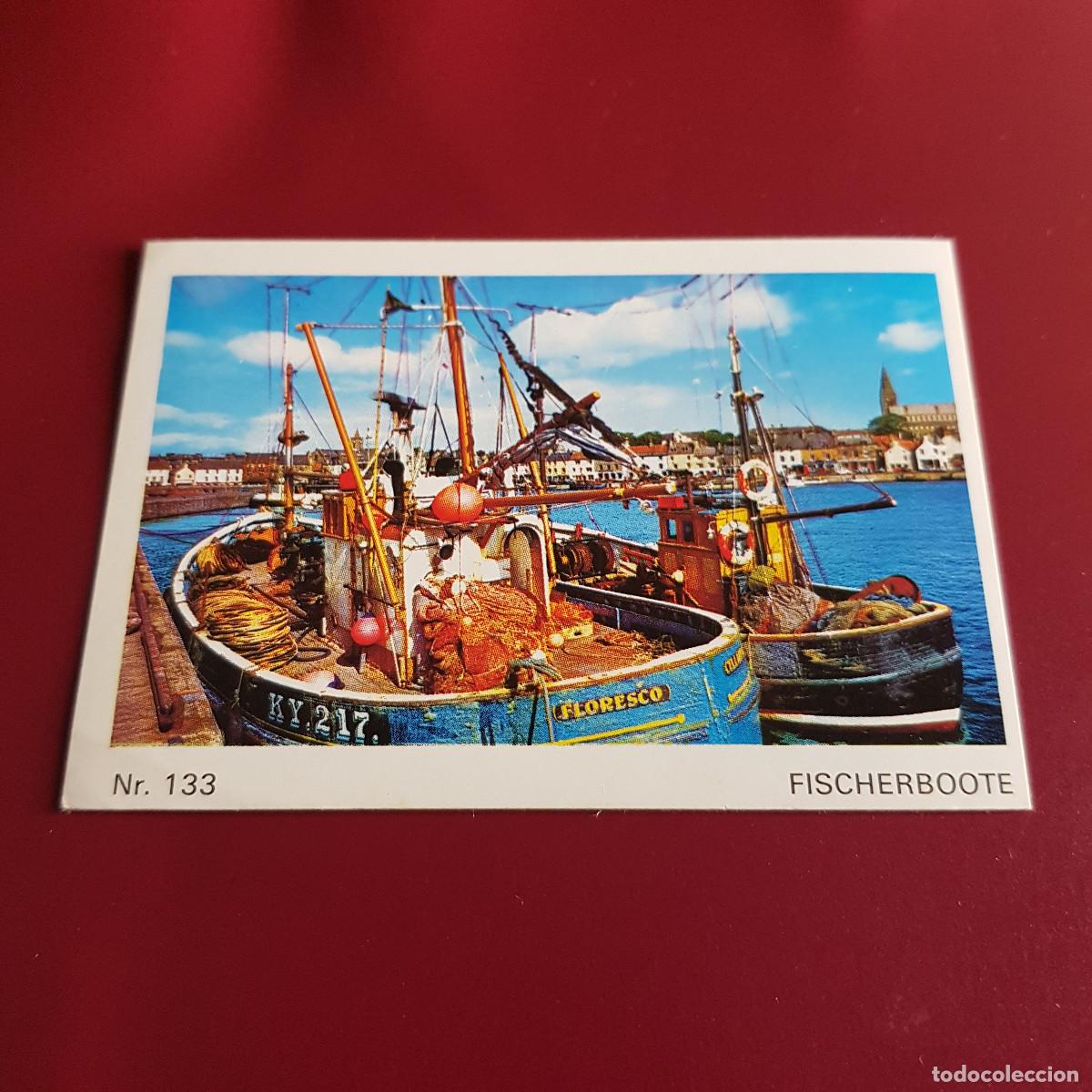 Sammeln alte Sammelbilder: BRUGUERA - BARCOS Y TRENES - AMERICANA MUNCHEN - SCHIFF UND EISENBAHN - 1973 - 133 - NUNCA PEGADO