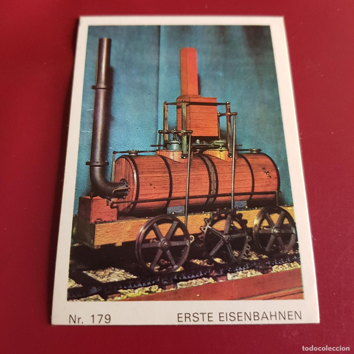 Collezionismo Figurine antiche: BRUGUERA - BARCOS Y TRENES - AMERICANA MUNCHEN - SCHIFF UND EISENBAHN - 1973 - 179 - NUNCA PEGADO