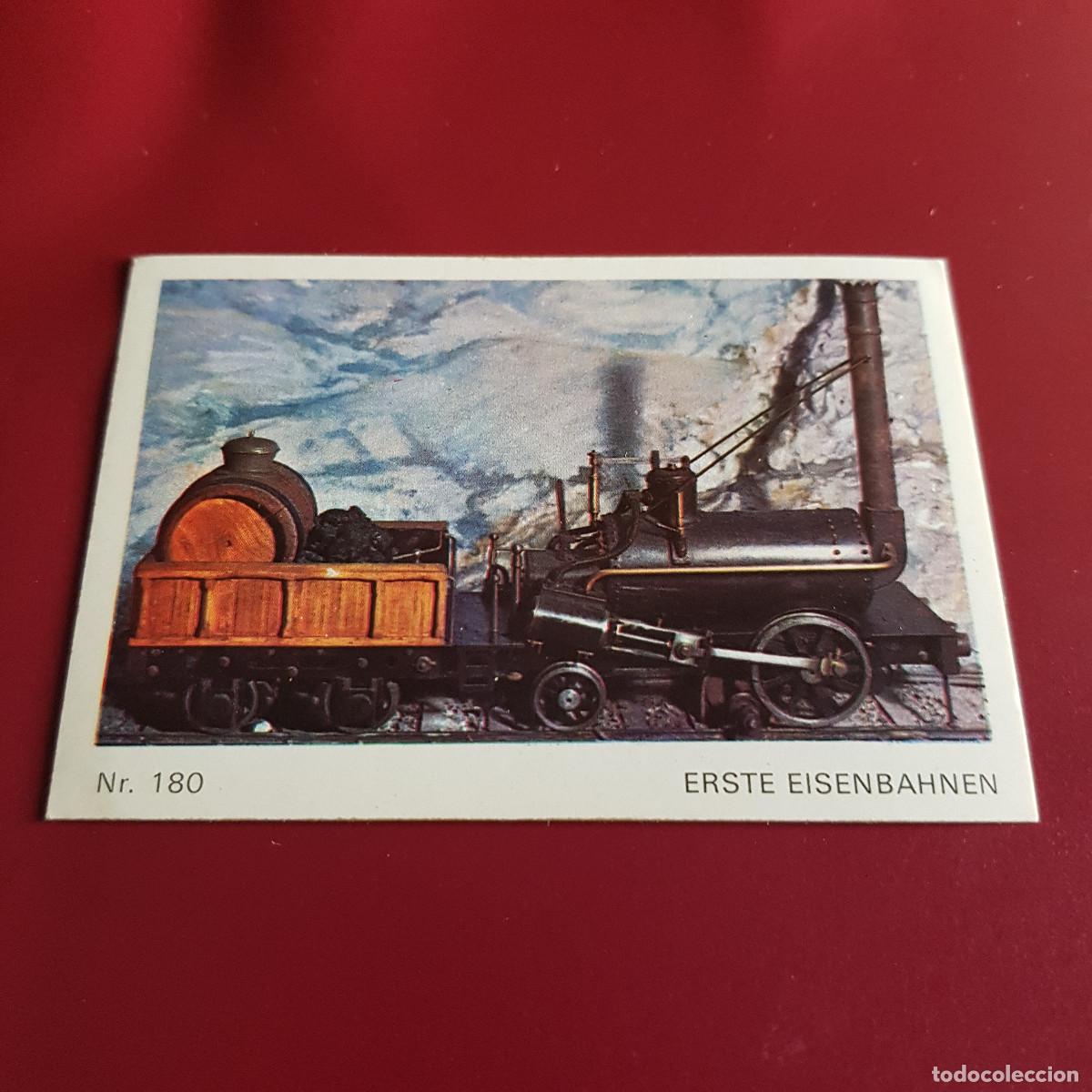 Collezionismo Figurine antiche: BRUGUERA - BARCOS Y TRENES - AMERICANA MUNCHEN - SCHIFF UND EISENBAHN - 1973 - 180 - NUNCA PEGADO