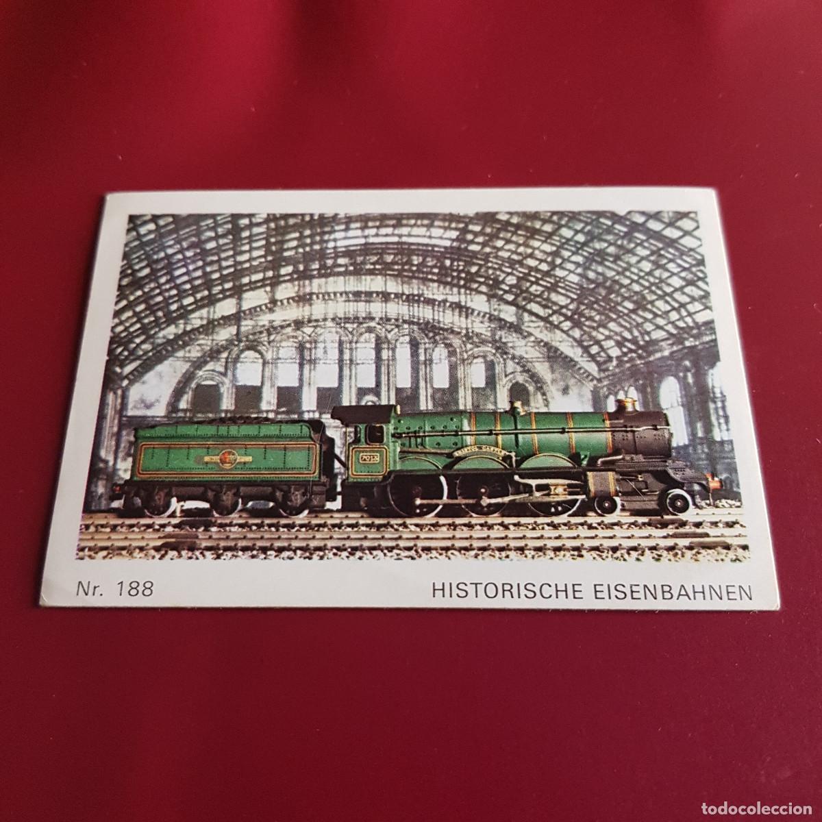 Collectable Antique Stickers: BRUGUERA - BARCOS Y TRENES - AMERICANA MUNCHEN - SCHIFF UND EISENBAHN - 1973 - 188 - NUNCA PEGADO