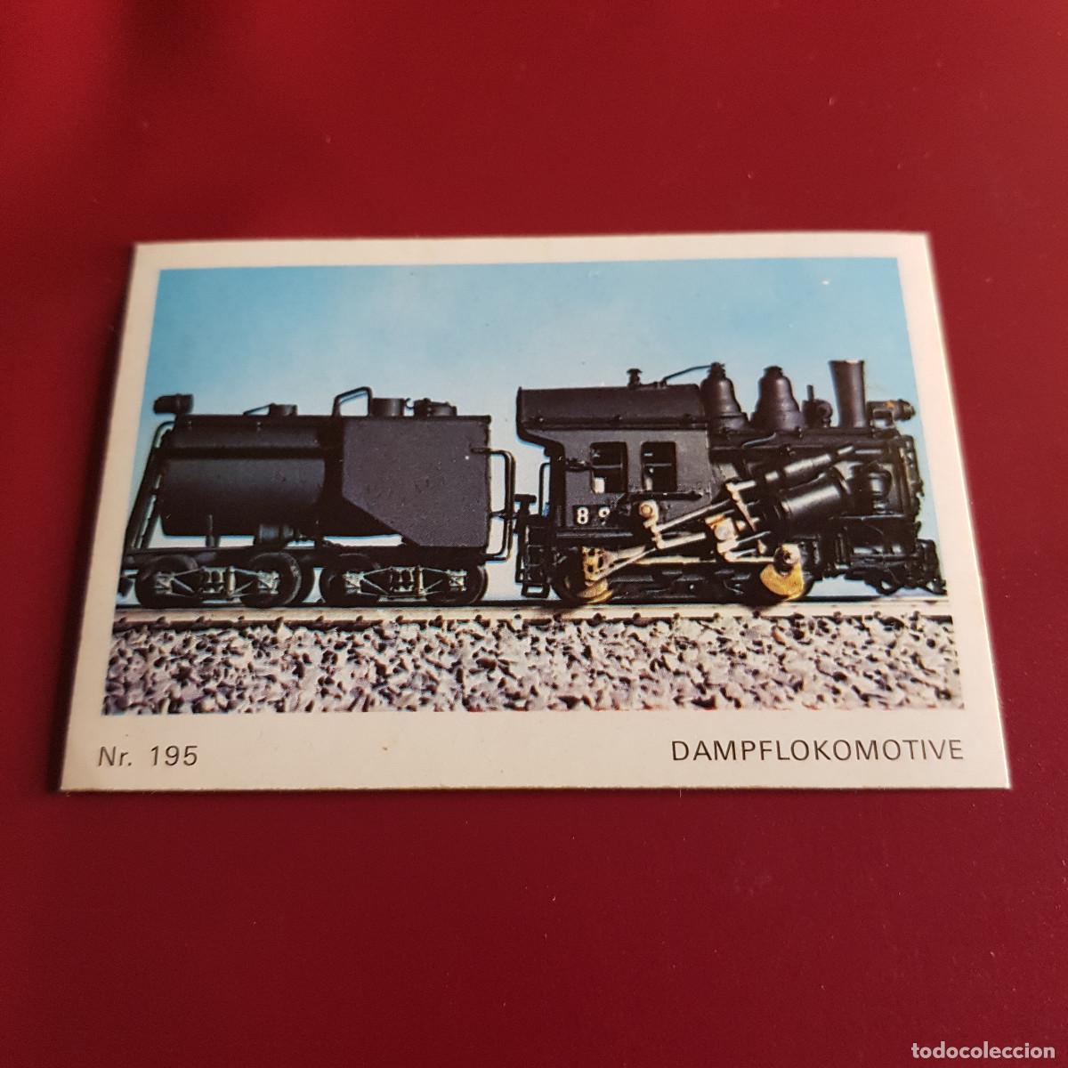 Collezionismo Figurine antiche: BRUGUERA - BARCOS Y TRENES - AMERICANA MUNCHEN - SCHIFF UND EISENBAHN - 1973 - 195 - NUNCA PEGADO